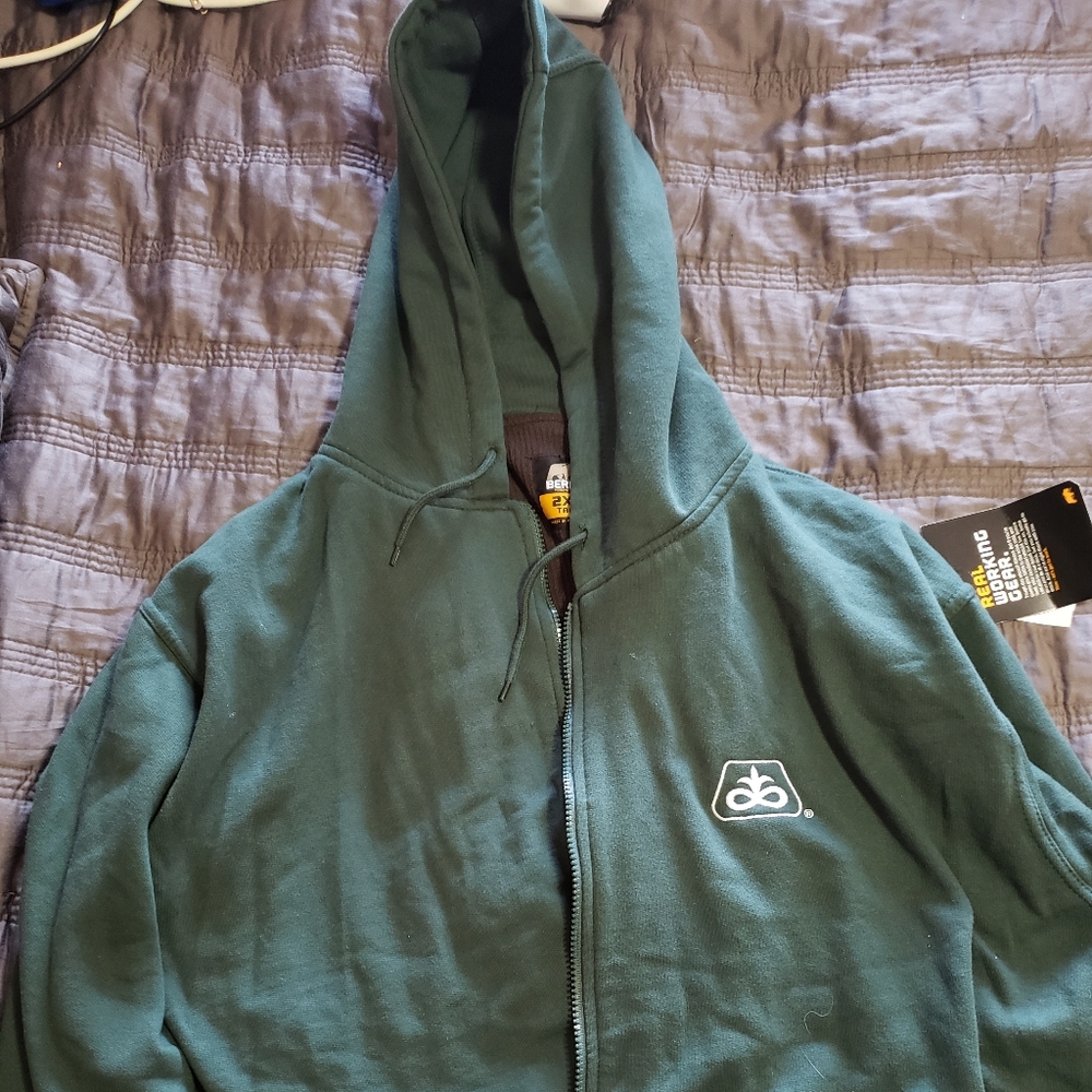 Berne XXL tall zip up jacket with hood